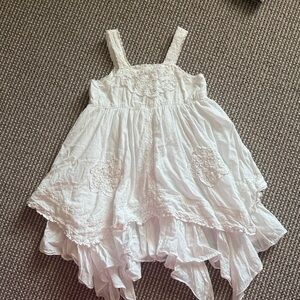 Mimi & Maggie White Lace Casual Dress